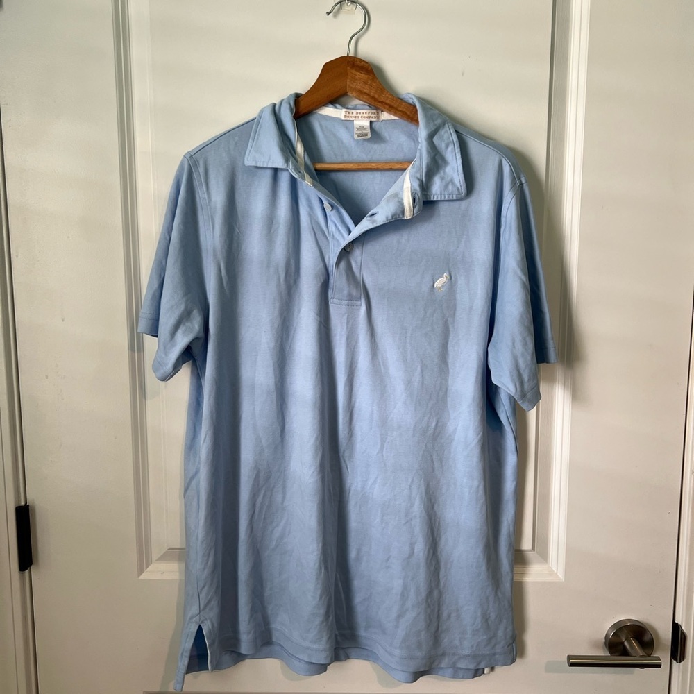 Men’s The Beaufort Bonnet Company TBBC Pima Cotton Polo size LARGE